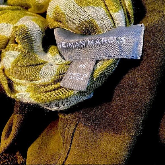 Suede Neiman Marcus Tunic Vest Jacket Vintage Medium - Picture 5 of 6